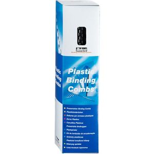 GBC® Binderücken, Plastik, Ø 8 mm, 100 Stück, schwarz GBC® Binderücken, Plastik, Ø 8 mm, 100 Stück, schwarz