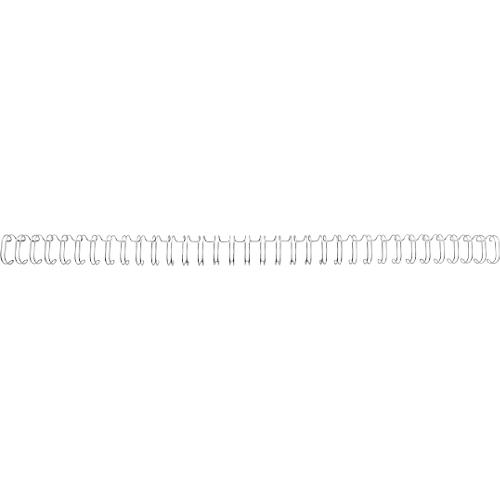 GBC Drahtbinderücken WireBind, A4, 34 Ringe, 11 mm für max. 100 Seiten, 100 Stück, silber