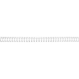 GBC Drahtbinderücken WireBind, A4, 34 Ringe, 14 mm für max. 125 Seiten, 100 Stück, silber GBC Drahtbinderücken WireBind, A4, 34 Ringe, 14 mm für max. 125 Seiten, 100 Stück, silber