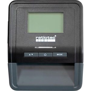 Geldscheinprüfer ratiotec® Smart Protect Plus, EZB-Standard, IR/MG/MT/SD, 3 Währungen, LC-Display & Warnsignal, Zählfunktion, USB/microSD, schwarz Geldscheinprüfer ratiotec® Smart Protect Plus, EZB-Standard, IR/MG/MT/SD, 3 Währungen, LC-Display & Warnsignal, Zählfunktion, USB/microSD, schwarz