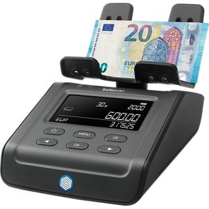 Geldwaage Safescan 6165 G3, für Münzen & Banknoten, 13 vorinstallierte Währungen, Additions- & Druckfunktion Geldwaage Safescan 6165 G3, für Münzen & Banknoten, 13 vorinstallierte Währungen, Additions- & Druckfunktion