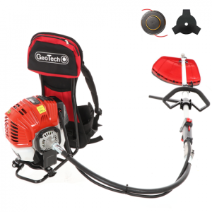 GeoTech GT-2 52 BP – Rückentragbare 2-Takt-Benzin-Motorsense – 52 ccm GeoTech GT-2 52 BP – Rückentragbare 2-Takt-Benzin-Motorsense – 52 ccm