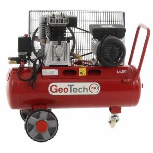 GeoTech-Pro BACP50-8-2 – Elektrischer Kompressor mit Riemenantrieb – Motor 2 PS – 50 l – Leistung 8 bar GeoTech-Pro BACP50-8-2 – Elektrischer Kompressor mit Riemenantrieb – Motor 2 PS – 50 l – Leistung 8 bar