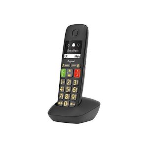 Gigaset E290HX – Schnurloses Erweiterungshandgerät – ECO DECTGAPCAT-iq – Schwarz Gigaset E290HX – Schnurloses Erweiterungshandgerät – ECO DECTGAPCAT-iq – Schwarz