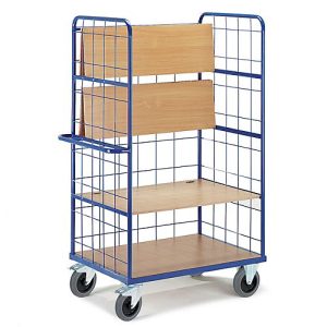 Gitter-Etagenwagen, 3 Klapp-Etagen, L 1200 x B 800 mm Gitter-Etagenwagen, 3 Klapp-Etagen, L 1200 x B 800 mm