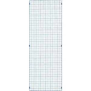 Gitterelement, aus Stahl, B 750 x H 2086 mm, blau Gitterelement, aus Stahl, B 750 x H 2086 mm, blau
