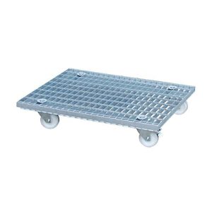 Gitterrost-Rollwagen, innerbetrieblich, verzinkt, 800 x 600 mm Gitterrost-Rollwagen, innerbetrieblich, verzinkt, 800 x 600 mm