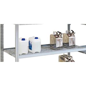 Gitterrostebene für Kleingebinde für CEMO Fassregal Typ 400, Stahl verzinkt, B 990 x T 1250 x H 840 mm Gitterrostebene für Kleingebinde für CEMO Fassregal Typ 400, Stahl verzinkt, B 990 x T 1250 x H 840 mm
