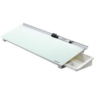 Glas-Memoboard Nobo Diamond, f. Schreibtisch, magnethaftend, mit verborgenem Organizer Glas-Memoboard Nobo Diamond, f. Schreibtisch, magnethaftend, mit verborgenem Organizer