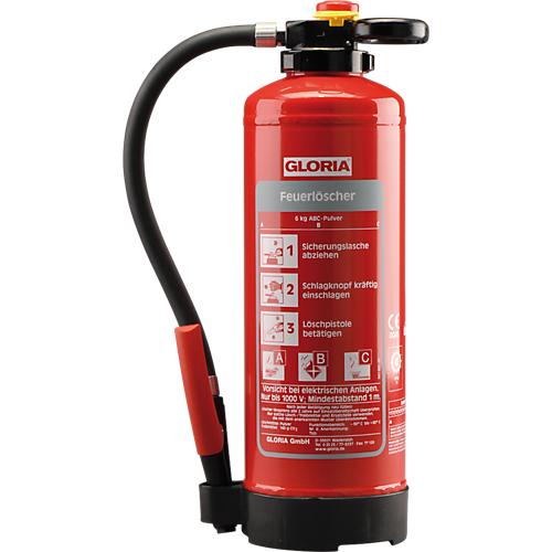 GLORIA-Pulver-Feuerlöscher P6PRO