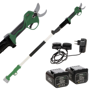 GreenBay TopCut 40 – Akku-Baumschere auf Verlängerungsschaft – 2x 21V 4Ah – 150/210 cm GreenBay TopCut 40 – Akku-Baumschere auf Verlängerungsschaft – 2x 21V 4Ah – 150/210 cm