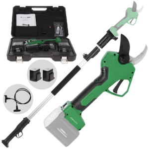 GreenBay TOPCUT 45 – Elektrische Baumschere auf Verlängerungsschaft 150-210 cm – X2 21.6V 4Ah GreenBay TOPCUT 45 – Elektrische Baumschere auf Verlängerungsschaft 150-210 cm – X2 21.6V 4Ah
