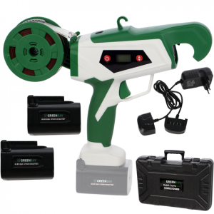 GreenBay TopTie 840 – Batteriebetriebene Weinbergbindezange – 2 x 16,4V 2Ah GreenBay TopTie 840 – Batteriebetriebene Weinbergbindezange – 2 x 16,4V 2Ah