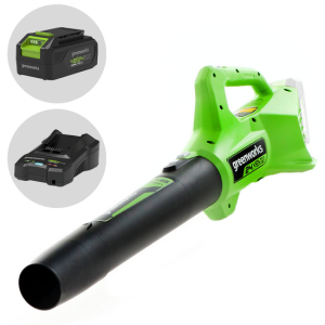 Greenworks G24ABO – 24 V Akku-Axial-Laubbläser 4 Ah Greenworks G24ABO – 24 V Akku-Axial-Laubbläser 4 Ah
