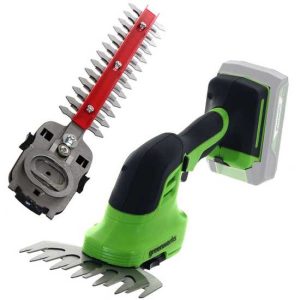 GREENWORKS G24SHT – Akku-Grasschere – SOLO – OHNE AKKU UND LADEGERÄT GREENWORKS G24SHT – Akku-Grasschere – SOLO – OHNE AKKU UND LADEGERÄT