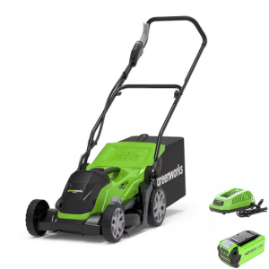 Greenworks G40LM35K2 – Akku Rasenmäher – 40V 2Ah Greenworks G40LM35K2 – Akku Rasenmäher – 40V 2Ah