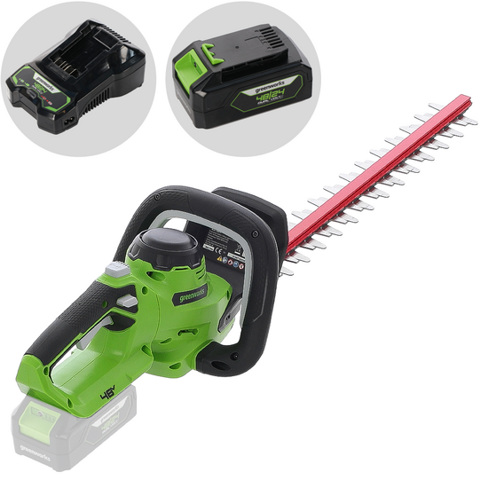 Greenworks G48HT Akku-Heckenschere 48V/2Ah - Länge Schnittmesser 51cm