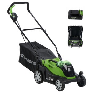 Greenworks G48LM36K2 – Akku-Rasenmäher – 48V/2Ah – Schnittbreite 36 cm Greenworks G48LM36K2 – Akku-Rasenmäher – 48V/2Ah – Schnittbreite 36 cm