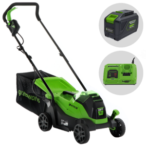 Greenworks GD24LM33 – Akku-Rasenmäher – 24V/10Ah – Schnittbreite 33 cm Greenworks GD24LM33 – Akku-Rasenmäher – 24V/10Ah – Schnittbreite 33 cm