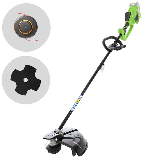 Greenworks GD40BC - Akku-Rasentrimmer - 40 V - SOLO - OHNE AKKU UND LADEGERÄT