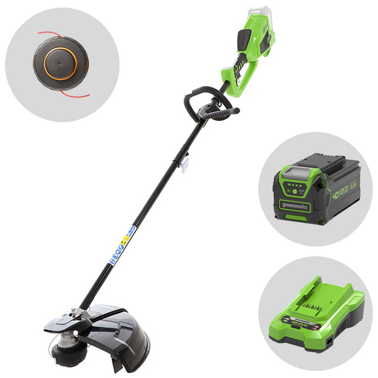 Greenworks GD40BC - elektrischer Freischneider - 40V - Akku 4Ah/40V