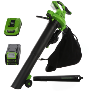 Greenworks GD40BVII – Akku-Laubbläser und Laubsauger – 40V/4A Greenworks GD40BVII – Akku-Laubbläser und Laubsauger – 40V/4A
