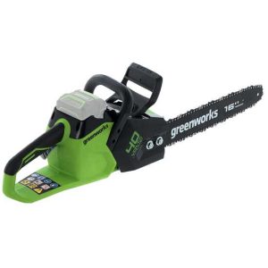 Greenworks GD40CS18 – Akku-Kettensäge 40V – AKKU UND LADEGERÄT NICHT IM LIEFERUMFANG ENTHALTEN Greenworks GD40CS18 – Akku-Kettensäge 40V – AKKU UND LADEGERÄT NICHT IM LIEFERUMFANG ENTHALTEN