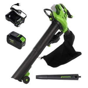 Greenworks GD48BVIIK4- Akku-Laubbläser/Laubsauger, 48V/4Ah Greenworks GD48BVIIK4- Akku-Laubbläser/Laubsauger, 48V/4Ah