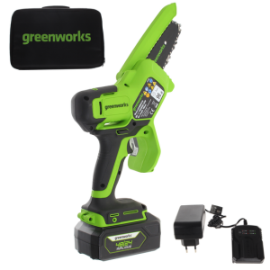 Greenworks GD48MCS10XK2 – Akku-Handkettensäge – 48V 2Ah Greenworks GD48MCS10XK2 – Akku-Handkettensäge – 48V 2Ah