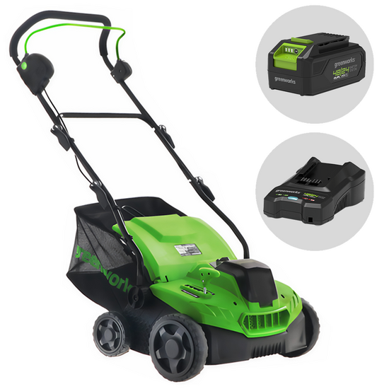 Greenworks GD48SC36 - Akku-Vertikutierer - 48V 2Ah