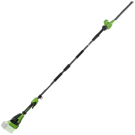 Greenworks PH40B01-01 – Elektrische Teleskop-Heckenschere mit verstellbarem Verlängerungsstiel – 40 V – OHNE AKKU UND LADEGERÄT