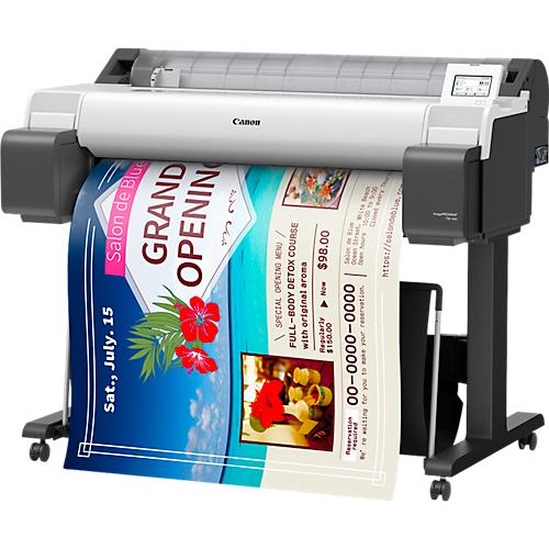 Großformatdrucker Canon imagePROGRAF TM-340, 36', Farbe, Tinte, 2400 x 1200 dpi, USB/LAN/WLAN, inkl. 5 Tintentanks