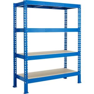 Grundfeld, Weitspann-Steckregal, 4 Böden, H 2000 x B 1600 x T 600 mm Grundfeld, Weitspann-Steckregal, 4 Böden, H 2000 x B 1600 x T 600 mm