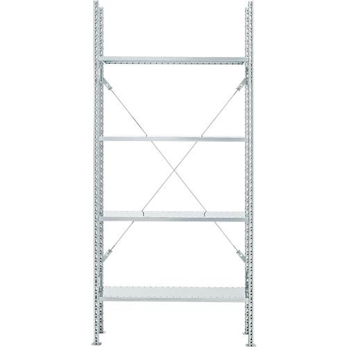 Grundregal, 4 Böden, H 2278 x B 1055 x T 300 mm, verzinkt