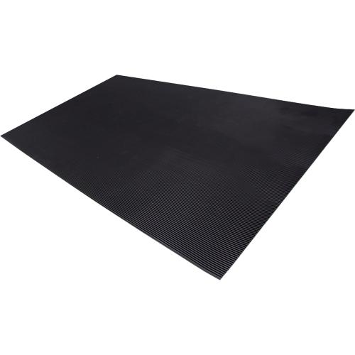 Gummiriefenmatte für Werkzeugschränke mit den Maßen B 1000 x T 500 mm