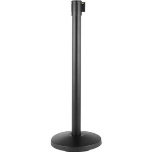 Gurtabsperrpfosten, 2er-Set, schwarz, Gurt schwarz/gelb Gurtabsperrpfosten, 2er-Set, schwarz, Gurt schwarz/gelb