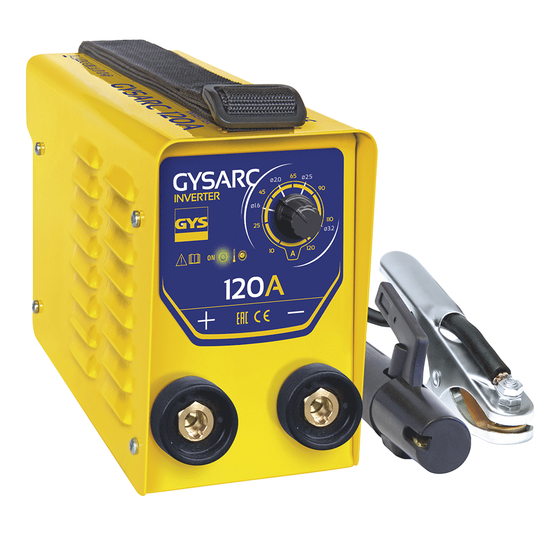 GYS GYSARC 120 - Inverter Schweißgerät (MMA) - Gleichstrom (DC)