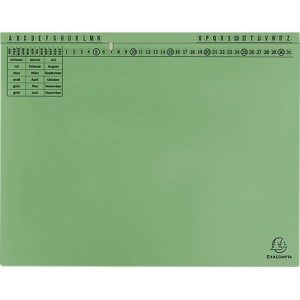 Hängehefter Exacompta, für Links- & Rechtsheftung, gefalzt, Dehnfalte, Organisationsdruck, Blauer Engel, Recycling-Karton, grün, 25 Stück Hängehefter Exacompta, für Links- & Rechtsheftung, gefalzt, Dehnfalte, Organisationsdruck, Blauer Engel, Recycling-Karton, grün, 25 Stück