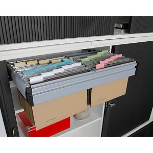 Hängeregistraturauszug, für Querrollladenschrank, für 1000 mm Breite Hängeregistraturauszug, für Querrollladenschrank, für 1000 mm Breite