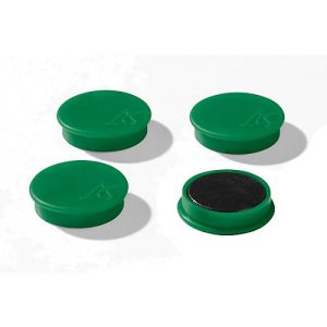 Haftmagnete, Ø 40 mm, Haftkraft ca. 1200 g, 4 Stück, grün Haftmagnete, Ø 40 mm, Haftkraft ca. 1200 g, 4 Stück, grün