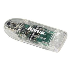 Hama – Kartenleser – 8-in-1 (MMC, SD, miniSD, microSD, MMCplus, SDHC) – USB 2.0 Hama – Kartenleser – 8-in-1 (MMC, SD, miniSD, microSD, MMCplus, SDHC) – USB 2.0