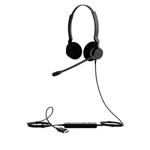 Headset Jabra BIZ 2400 USB Duo MS, für Microsoft Lync, FreeSpin™-Mikrofonarm, Geräuschunterdrückung, Duo-Ausführung Headset Jabra BIZ 2400 USB Duo MS, für Microsoft Lync, FreeSpin™-Mikrofonarm, Geräuschunterdrückung, Duo-Ausführung