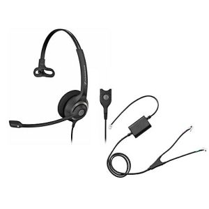 Headset Sennheiser SC 230, kabelgebunden/monaural, mit Telefonadapter CEHS-AV04, Kopfbügel verstellb. Headset Sennheiser SC 230, kabelgebunden/monaural, mit Telefonadapter CEHS-AV04, Kopfbügel verstellb.
