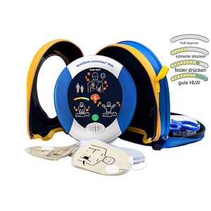 HeartSine SAM500P Reanimations-Defibrillator, AED, für Laien & Ersthelfer, mit manueller Schockauslösung, 4 Jahre Allgefahren-Zusatzversicherung HeartSine SAM500P Reanimations-Defibrillator, AED, für Laien & Ersthelfer, mit manueller Schockauslösung, 4 Jahre Allgefahren-Zusatzversicherung