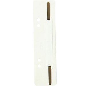Heftstreifen Exacompta 426007B, Lochung 60 & 80 mm, L 150 x B 35 mm, Kunststoff & Metall, weiß, 250 Stück Heftstreifen Exacompta 426007B, Lochung 60 & 80 mm, L 150 x B 35 mm, Kunststoff & Metall, weiß, 250 Stück
