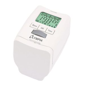 Heizkörperregler Olympia HAT 430-22, energiesparend, 4 Heiz- & Sparzeiten einstellbar, M30x1,5 Gewindeanschluss, inkl. RA-, RAV-, RAVL-Adapter Heizkörperregler Olympia HAT 430-22, energiesparend, 4 Heiz- & Sparzeiten einstellbar, M30x1,5 Gewindeanschluss, inkl. RA-, RAV-, RAVL-Adapter