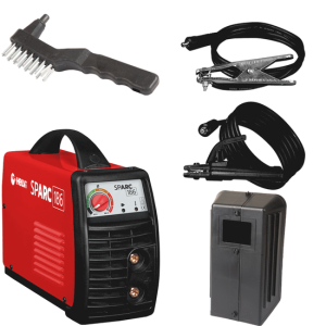 Helvi sparc 186 – Elektroden-Schweißgerät MMA – 160 A – ZUBEHÖR im Lieferumfang Helvi sparc 186 – Elektroden-Schweißgerät MMA – 160 A – ZUBEHÖR im Lieferumfang