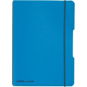 Herlitz Notizbuch my.book, Format DIN A5, Kunststoff, 40 karierte Blätter, blau Herlitz Notizbuch my.book, Format DIN A5, Kunststoff, 40 karierte Blätter, blau