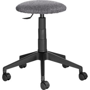 Hocker SALOON, anthrazit, Stoffbezug, ø 390 x H 480 – 570 mm Hocker SALOON, anthrazit, Stoffbezug, ø 390 x H 480 – 570 mm