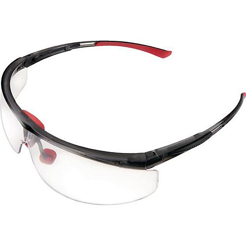 HONEYWELL Schutzbrille Adaptec, EN 166-1FT, Bügel schwarz/rot, klare Scheibe, HydroShield-Beschichtung